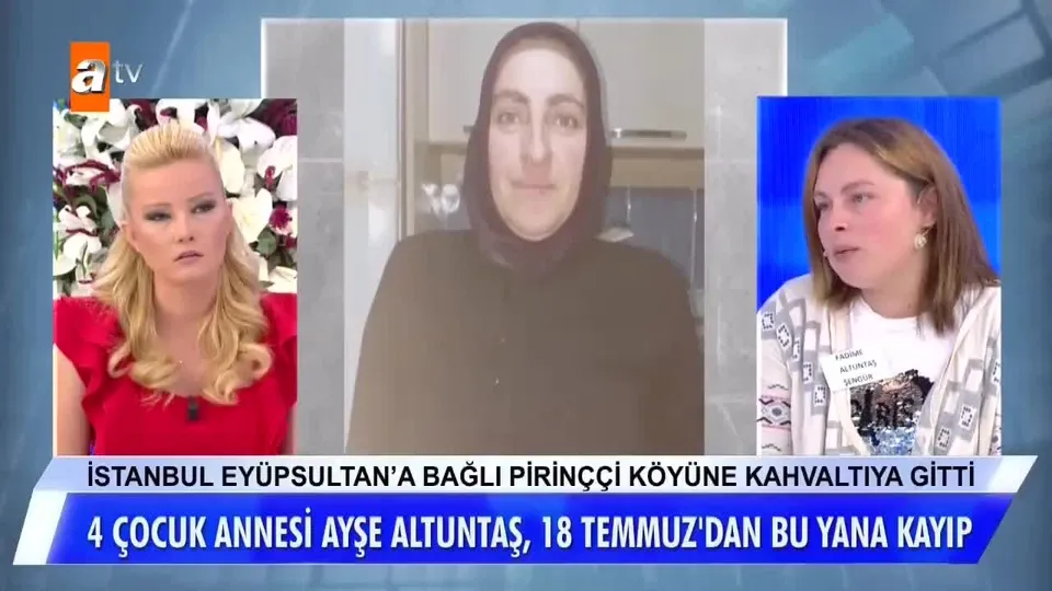 Müge Anlı, kuzeniyle kahvaltıya gittikten sonra haber alınamayan Ayşe Altuntaş’ı arıyor