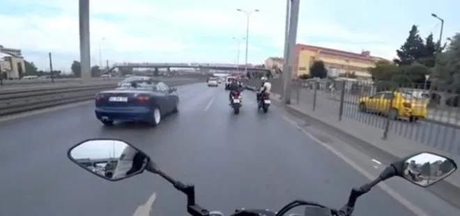 İstanbul’da trafikte dans eden motosikletli magandalara 5 bin lira ceza