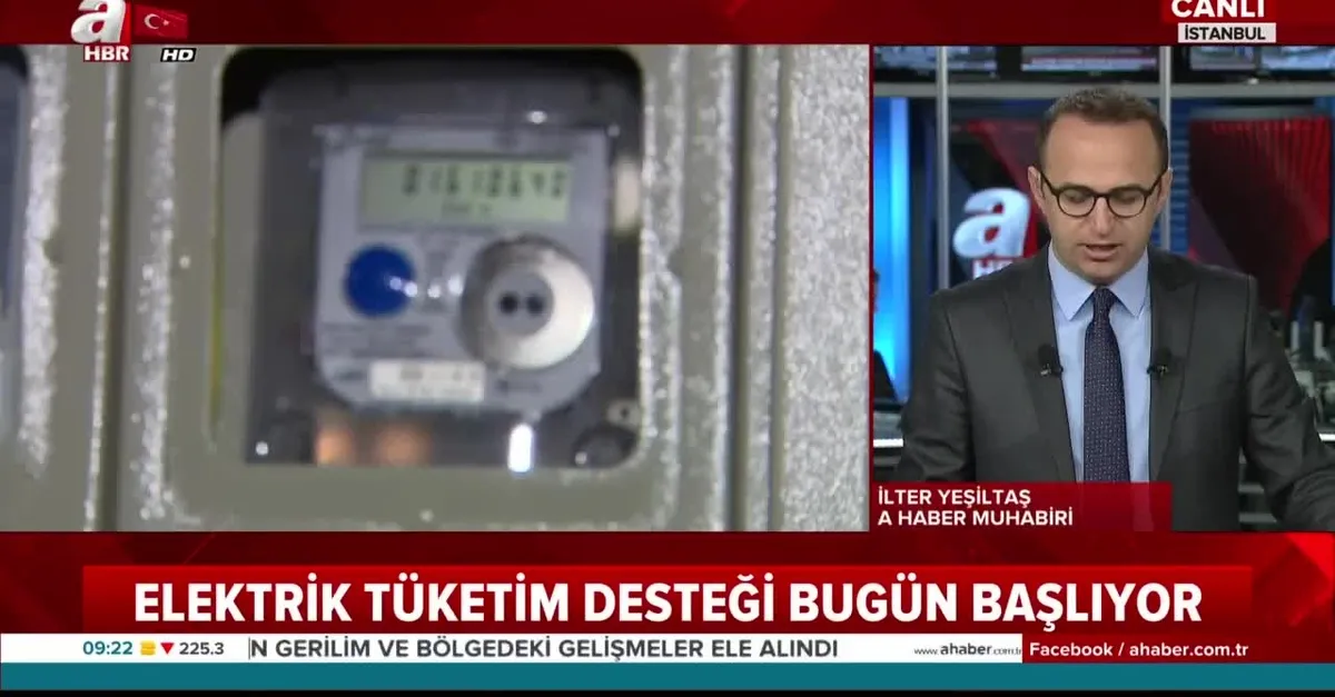 Elektrik tüketim desteği bugün başlıyor