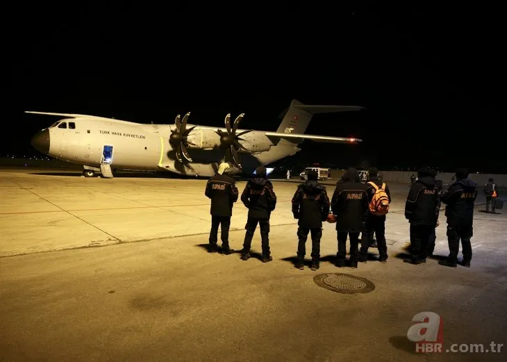 Son dakika: Deprem yardımları askeri kargo uçaklarıyla bölgeye gönderiliyor