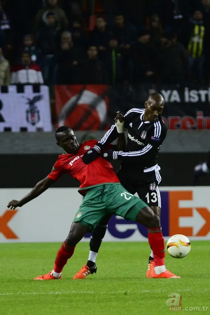 Lokomotiv Moskova - Beşiktaş maçından kareler 21