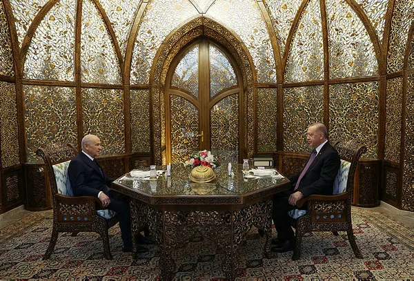 Başkan Erdoğan ve Bahçeli iftar yemeğinde bir araya geldi - 3