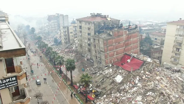 A Haber drone kamerasından DEPREM bölgesi! Facianın boyutunu gözler önüne seren dehşet verici görüntüler