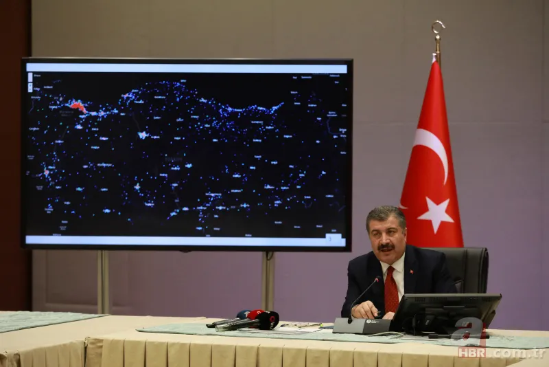 Türkiye'nin koronavirüs haritası Bakan Koca tarafından paylaşıldı! İşte Türkiye'nin koronavirüs haritası 6