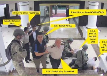 Darbeci astsubaydan komutanlara emir