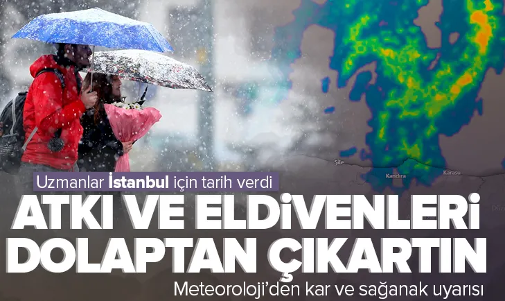 Havada kar soğuğu var! Atkı ve eldivenleri çıkartın