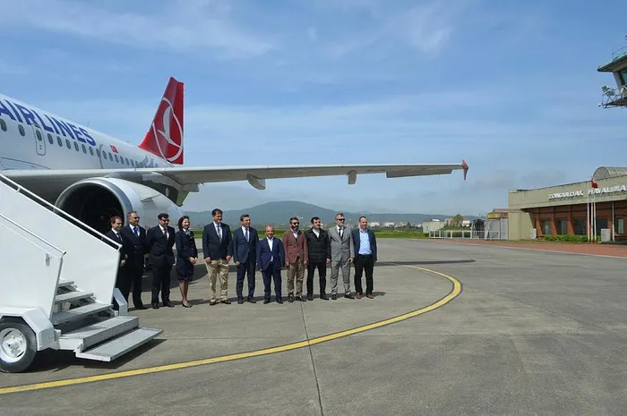 Zonguldak Havalimanı’na Türk Hava Yolları'ndan ilk test uçuşu - 1