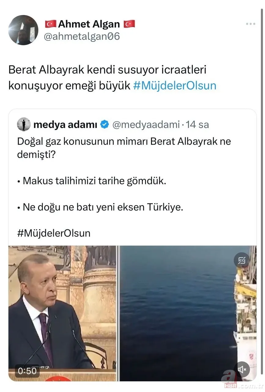 Muhalif eski Bakan Türker'den dikkat çeken Karadeniz gazı açıklaması: Allah'ı var mimarı Berat Albayrak 14