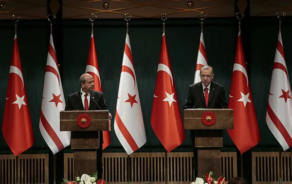 Son dakika: Başkan Erdoğan ile Ersin Tatar’dan Ankara’da önemli açıklamalar