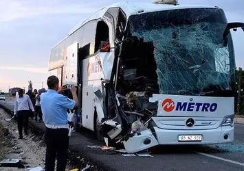 Amasya'da korkunç kaza! Çok sayıda yaralı var