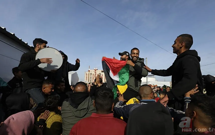 Zafer direnenlerin oldu! Gazze'de ateşkes böyle kutlandı 18