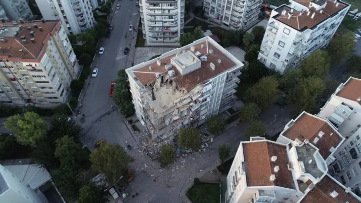 Depremin merkez üssünde dikkat çeken kare!