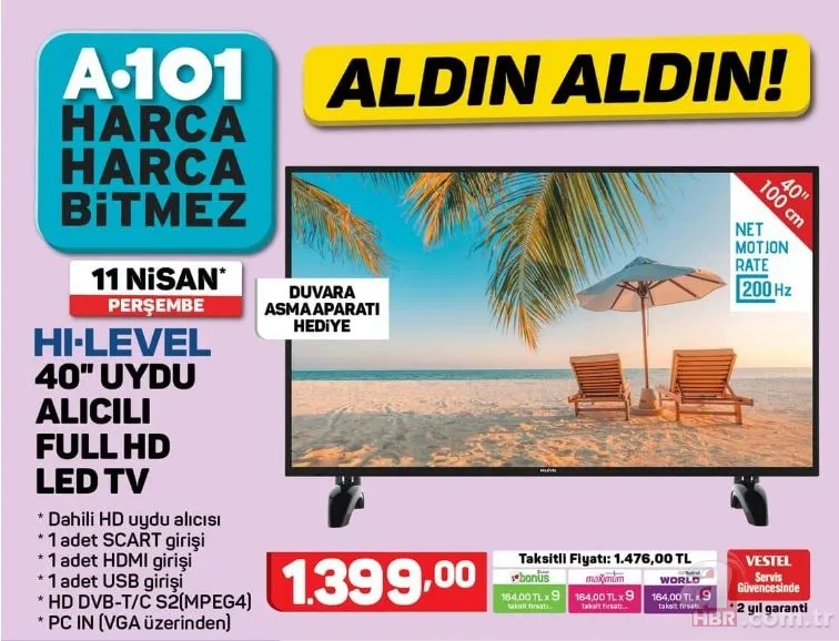 A101 aktüel ürünler kataloğu 11 Nisan ile dev fırsatlar! A101 indirimli ürünler neler? 2