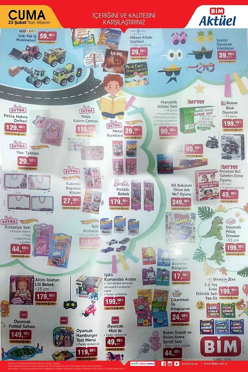 BİM 23 Şubat aktüel ürünler kataloğu yayında! BİM’e bu hafta bilgisayar, salıncak, ısıtıcı, katlanır sandalye, çelik kettle, IP kamera ucuza geliyor