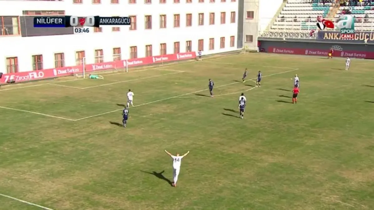 Ankaragücü deplasmanda turladı! Bursa Nilüfer FK 2 - 3 Ankaragücü MAÇ SONUCU