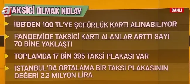 İstanbul’da taksi sorunu bitmiyor! Kartı almak kolay rakam 70 bine dayandı