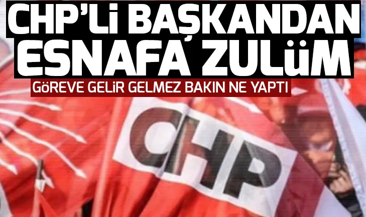 CHP’li Torbalı Belediye Başkanından esnafa seçim cezası
