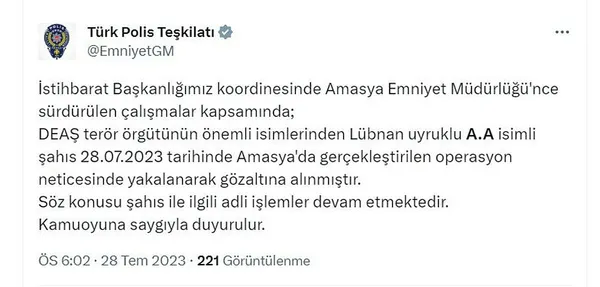 son-dakika-deas-teror-orgutunun-onemli-ismi-amasyada-yakalandi-1690560280031.jpg DEAŞ terör örgütünün önemli ismi Amasya'da yakalandı - 1