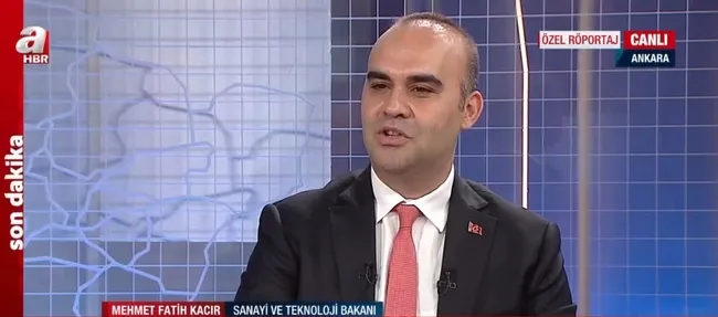 Sanayi ve Teknoloji Bakanı A Haber’de! Yeni dönemin yol haritası nasıl olacak?