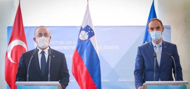 Dışişleri Bakanı Mevlüt Çavuşoğlu, Slovenyalı mevkidaşı Logar ile görüştü