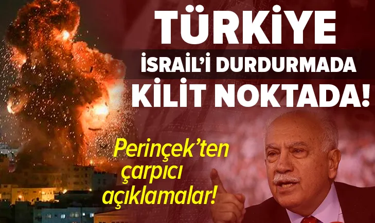 Türkiye ABD-İsrail'i durdurmada kilit noktadadır Doğu Perinçek'ten flaş açıklamalar