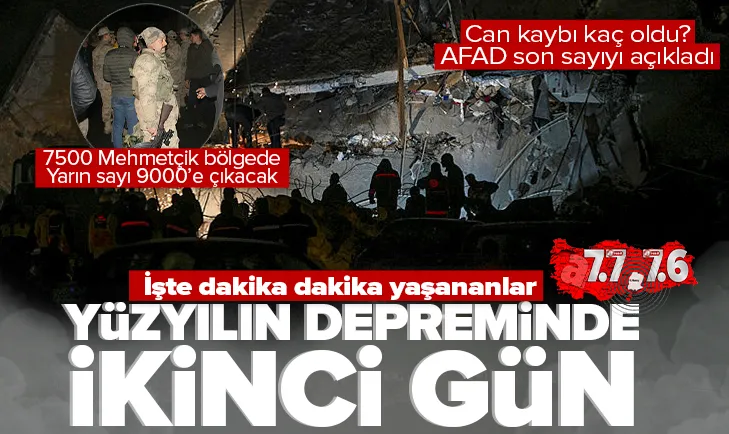 Yüzyılın depreminde ikinci gün!