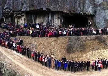 500 kişilik aile aynı karede!