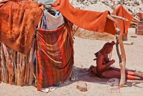 Dünyanın en ilginç kabilesi! Himba kabilesinin kadınları hamile kalmak için... 10