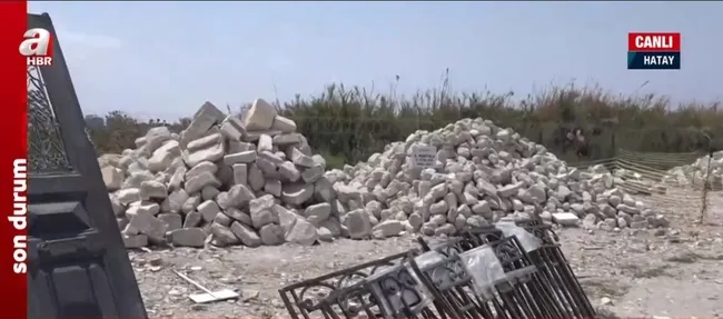 Hatay’da enkazlardan 550 tarihi eser çıkarıldı! Tarihe ve ecdada saygı