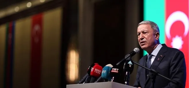 Son dakika: Milli Savuma Bakanı Hulusi Akar: Azerbaycan kimmiş Türk kimmiş bunu herkes gördü