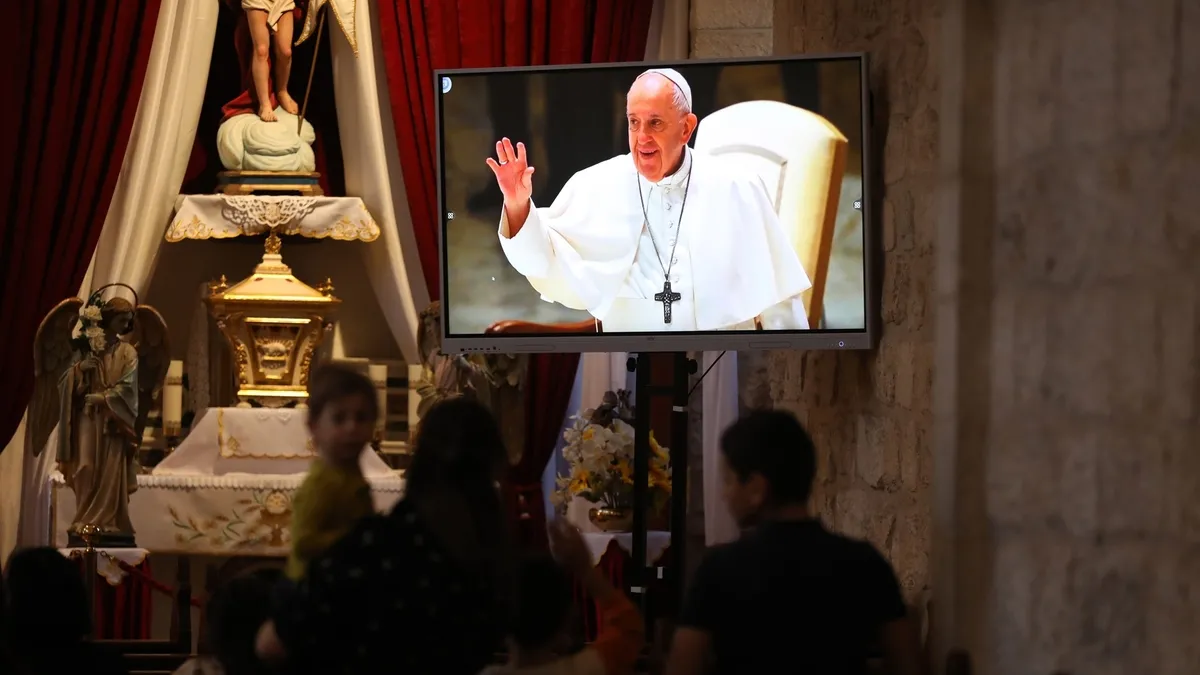 Arjantin'de Papa Franciscus için ayin düzenlendi