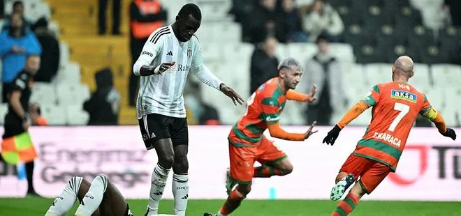 Beşiktaş Alanyaspor’a 3-1 mağlup oldu! Kartal evinde ağır yaralı