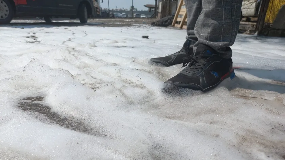 Kocaeli'de şaşırtan görüntü! Yağmur sonrası ortaya çıktı