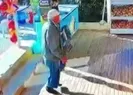 Market kirlenmesin diye çamurlu ayakkabılarını çıkardı