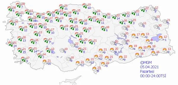 Bahar ne zaman gelecek? Havalar ne zaman ısınacak? İstanbul Ankara ve İzmir'e ait 3 günlük hava durumu tahmini... - 11