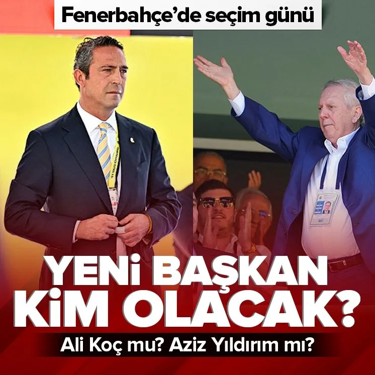 Fenerbahçe’de seçim günü! Yeni başkan kim olacak?