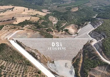 Yeşildere Barajı su tutmaya başladı