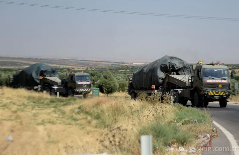 Son dakika: S-400 teslimatının ardından Suriye sınırında dikkat çeken sevkiyat 11