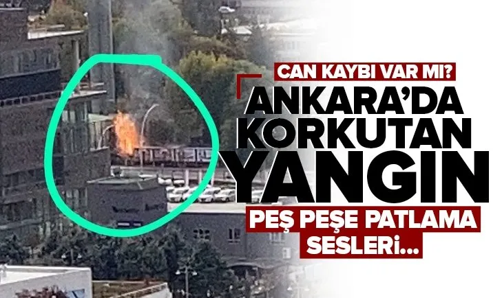Son dakika: Ankara’da MTA yerleşkesinde patlama! Can kaybı var mı?
