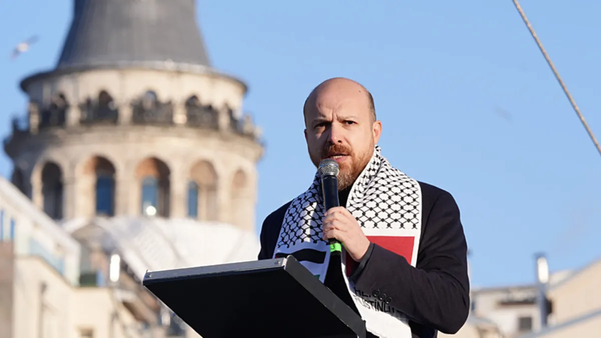 Bilal Erdoğan'dan Galata'da dünyaya Gazze mesajı: Boykotla zulmün normalleşmesine dur diyeceğiz