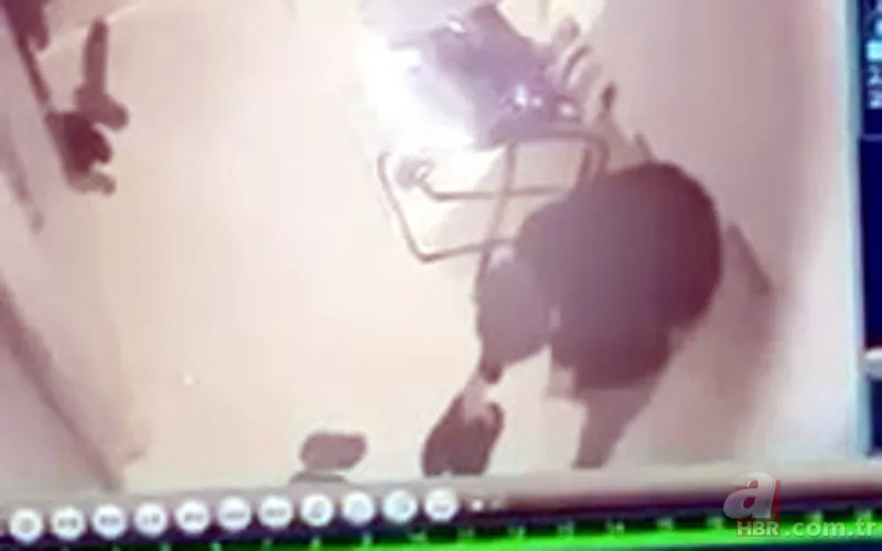 Apartmanda beğendiği ayakkabıları poşete koyup kaçtı: Güvenlik kamerasına yakalandı 3