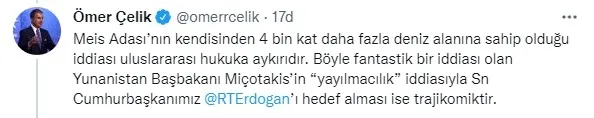 AK Parti Sözcüsü Ömer Çelik'ten Miçotakis'e: Cumhurbaşkanımız Erdoğan’ı hedef almasını kınıyoruz - 5