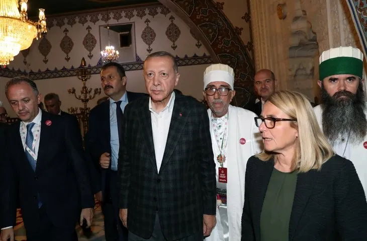 Başkan Recep Tayyip Erdoğan, Hacı Bektaş Veli Dergahı’nı ziyaret etti
