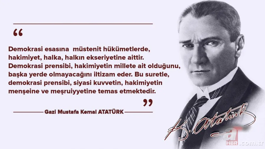 29 Ekim en güzel Atatürk fotoğrafları! 29 Ekim Cumhuriyet Bayramı en yeni yazılı Atatürk resimleri! 3