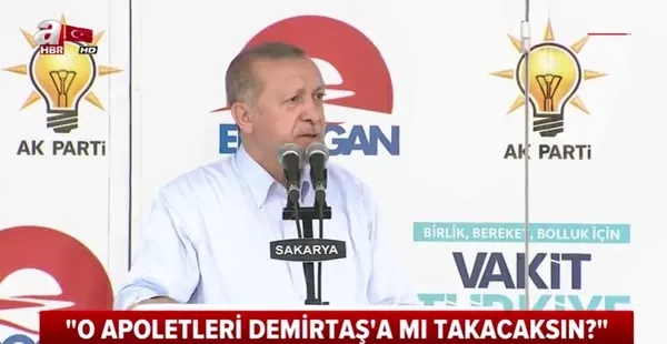 Cumhurbaşkanı Erdoğan: Size promter dersi veririm - 1