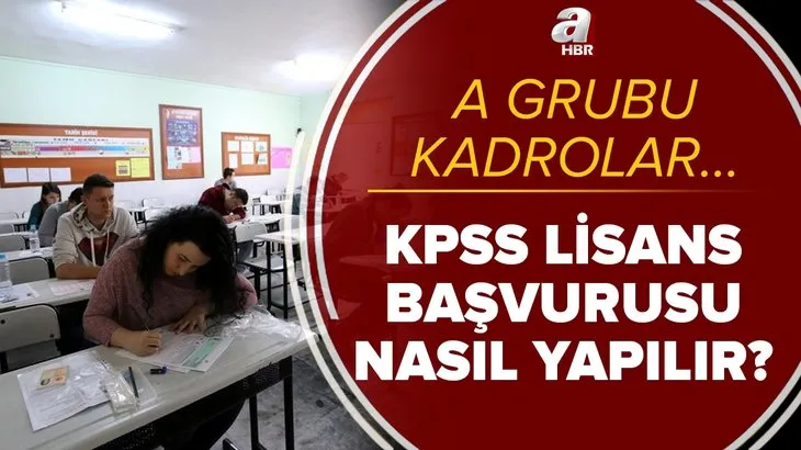 KPSS başvuru yapma ekranı: ÖSYM AİS 2021 KPSS Lisans başvuru nasıl yapılır? A Grubu Kadrolar neler?