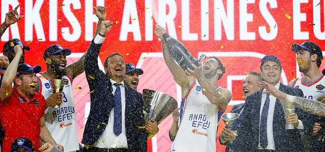 Anadolu Efes Euroleague şampiyonu oldu! Helal olsun çocuklar!