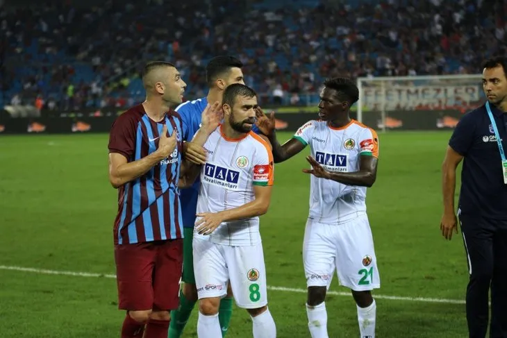 Trabzonspor - Alanyaspor maçından kareler