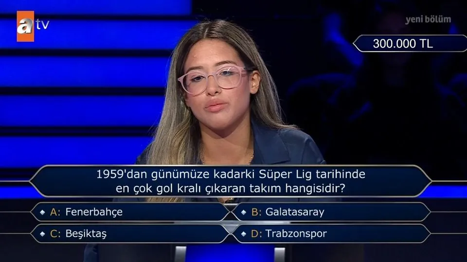 Milyoner’e damga vuran Süper Lig’in gol kralı sorusu!