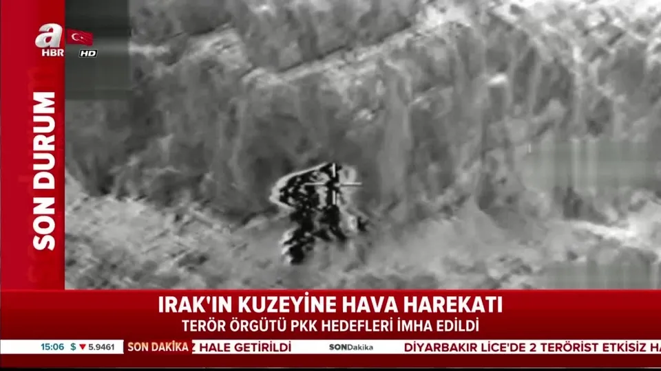 Kuzey Irak’ta terör hedefleri vuruldu